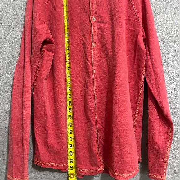 Tommy Bahama Men’s Large Red Long Sleeve Button Shirt Casual Island Style Cotton - Picture 4 of 8
